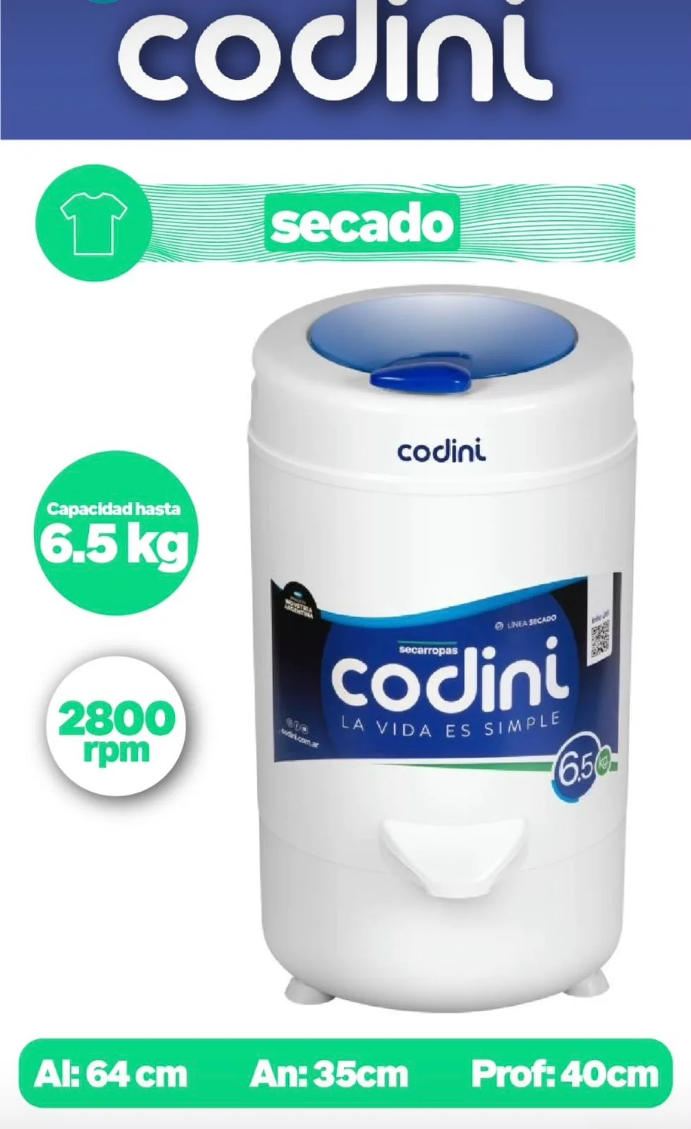 Secarropa Codini
